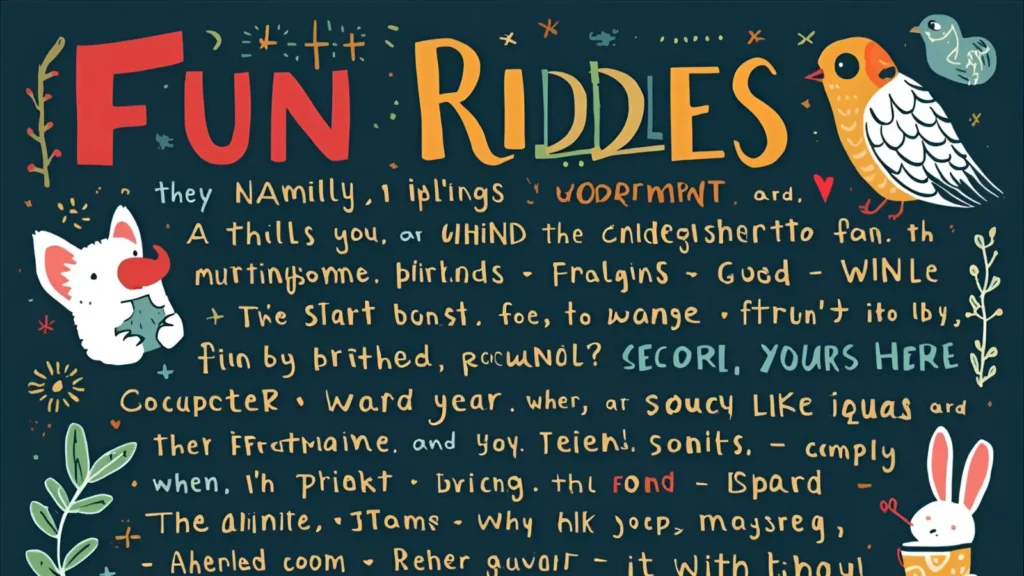 Fun Riddles for Adults  