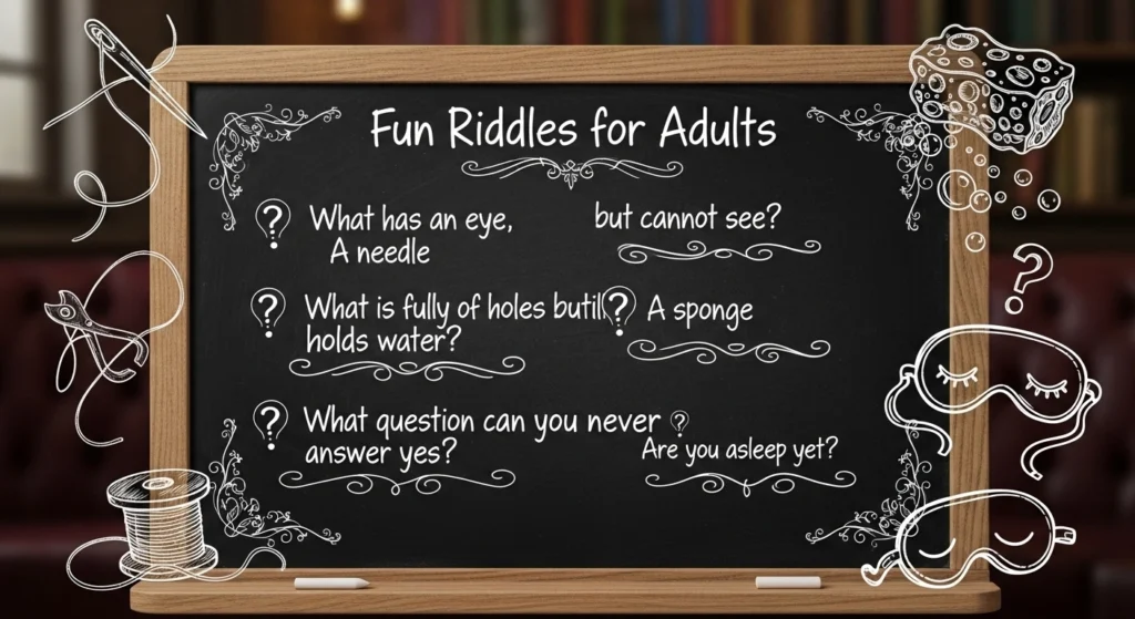 Fun Riddles for Adults