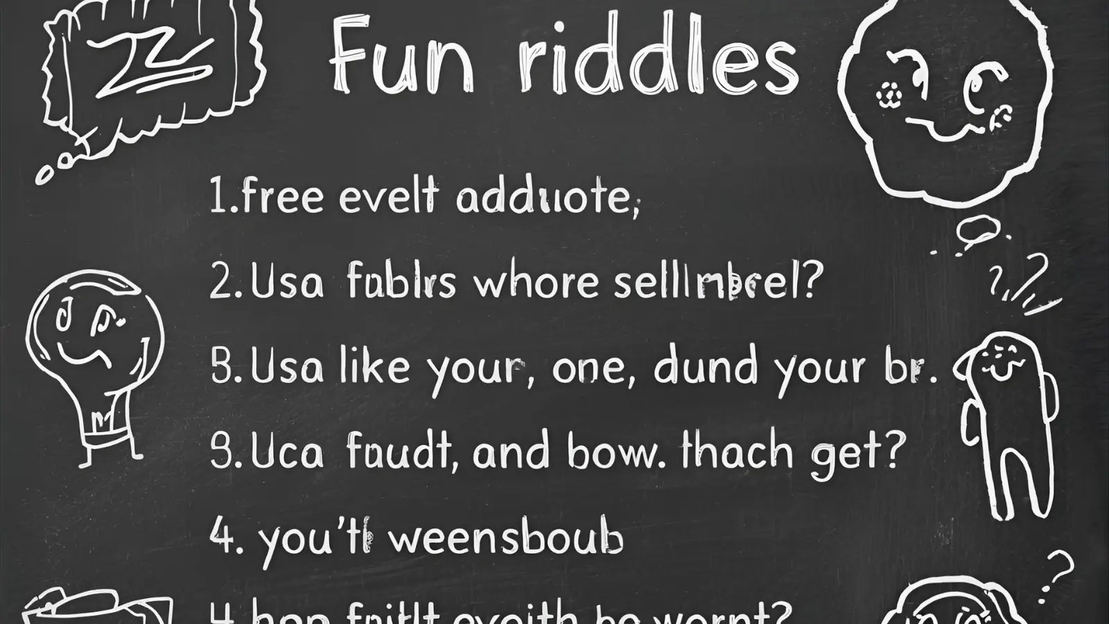 Fun Riddles for Kids