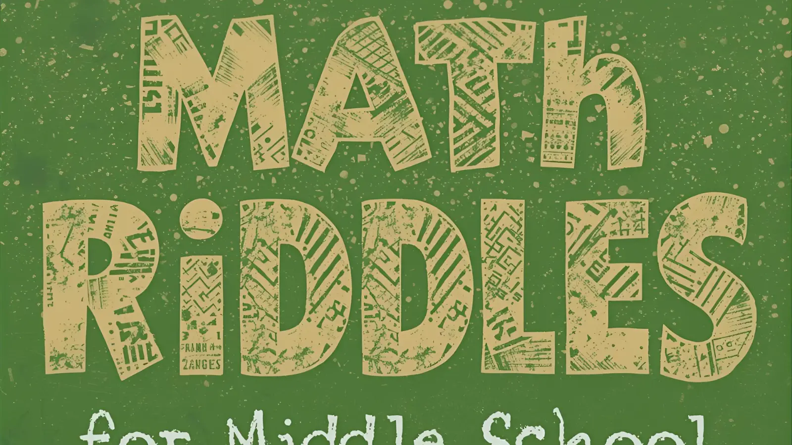 Math Riddles for Middle School