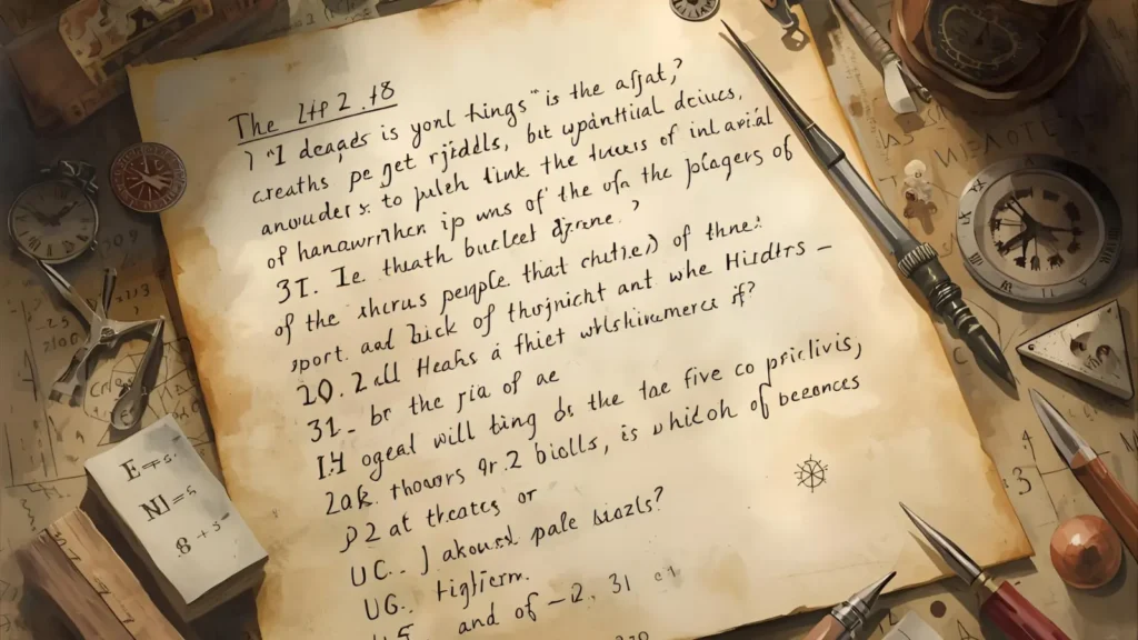 Original Math Riddles for High School