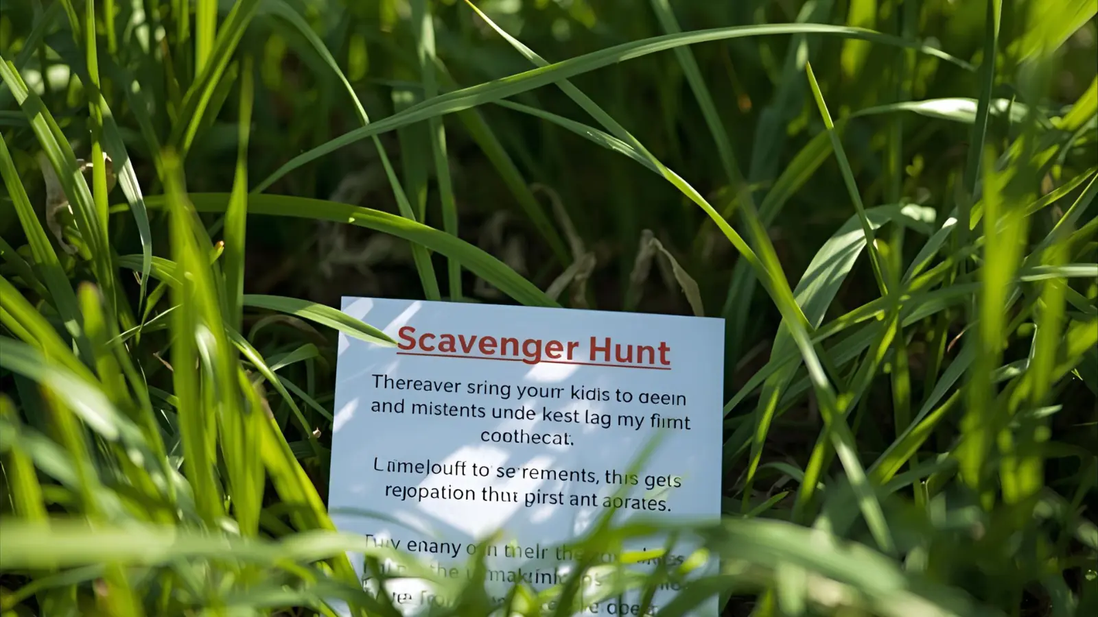 Scavenger Hunt Riddles for Kids