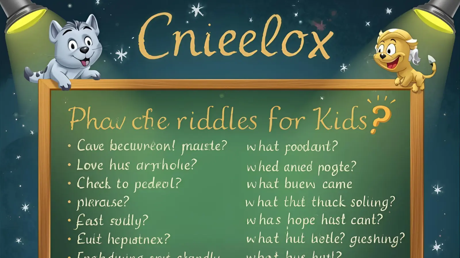 Silly Riddles for Kids