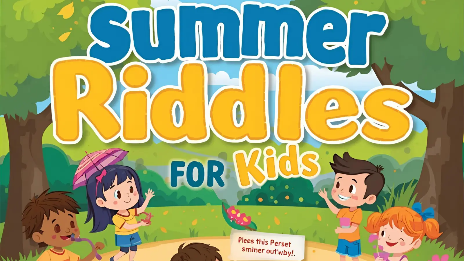 Summer Riddles for Kids