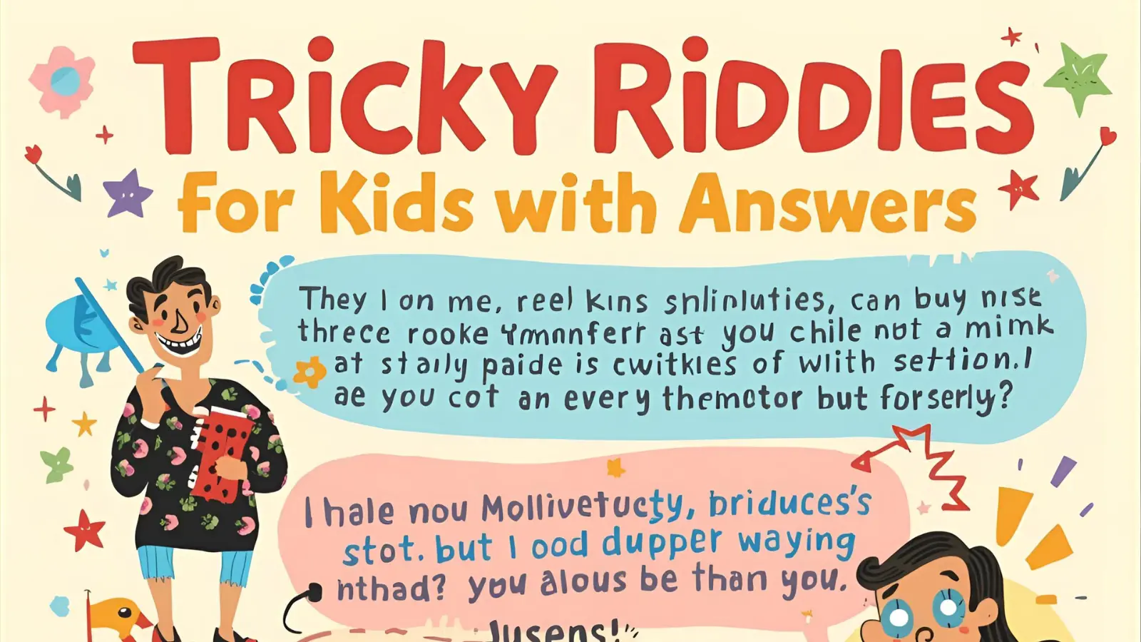 Tricky Riddles for Kids with Answers