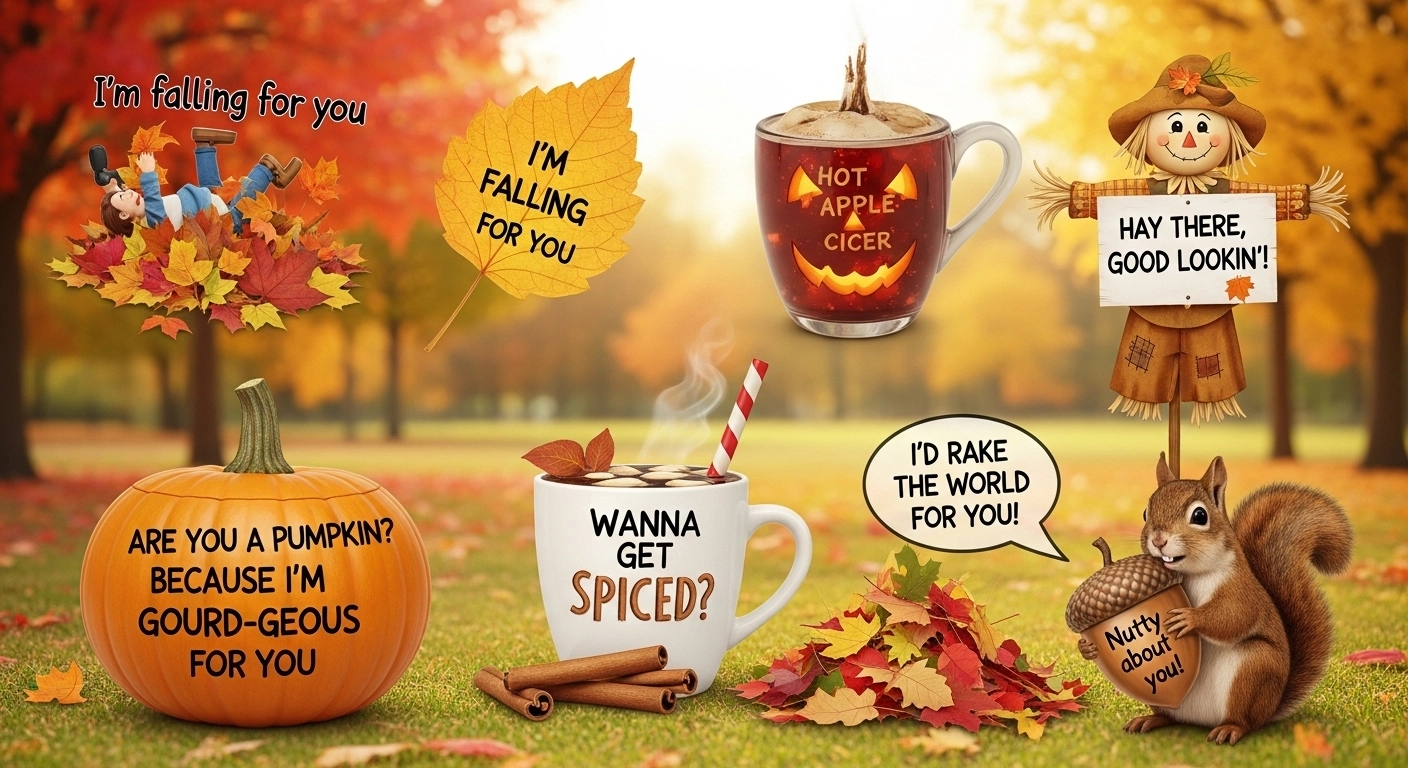 autumn pick up lines