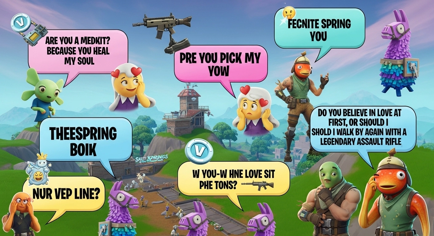 fortnite pick up lines