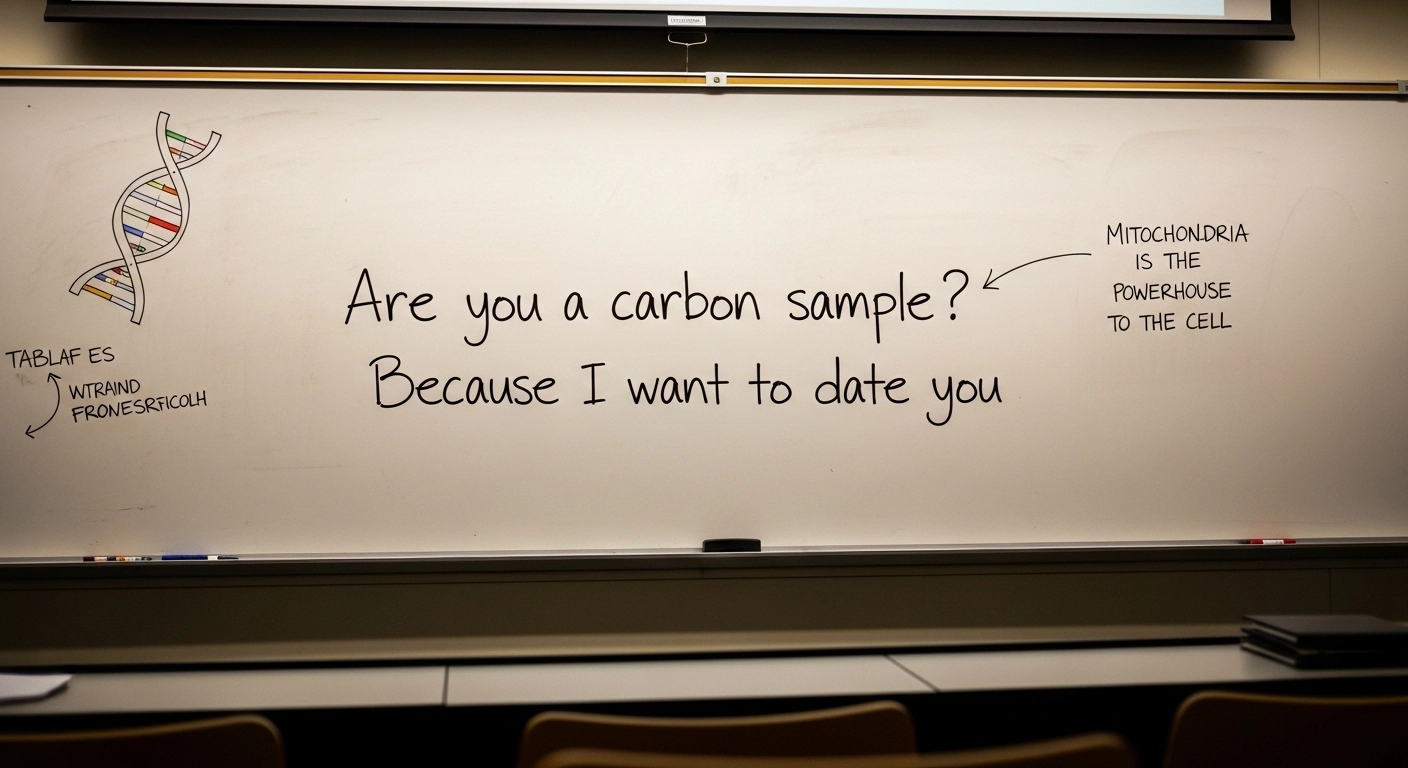 pick up lines about biology